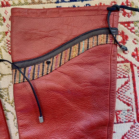 John Fluevog Boots Thanks Amazing Rust Brown Leather Size 8 - Picture 6 of 14